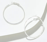 Silver Style x Jennifer Coffey Essentials 1.5" Hoops, Sterling Silver